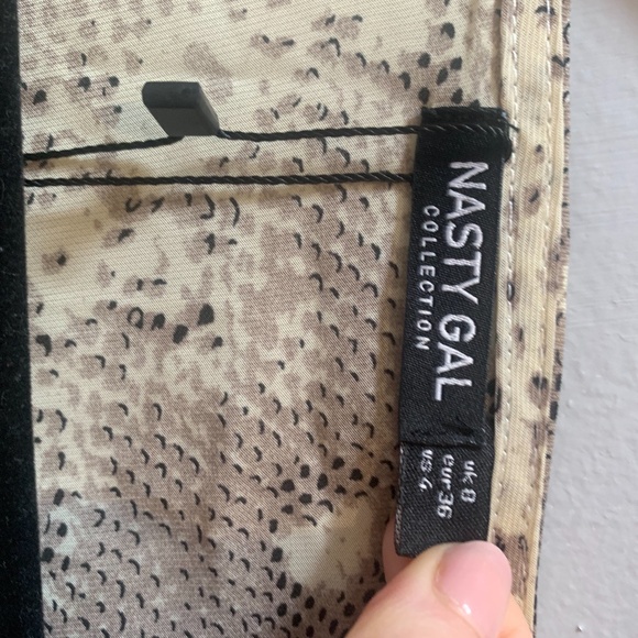 BRAND NEW NASTYGAL SNAKESKIN BODYSUIT - Picture 2 of 2